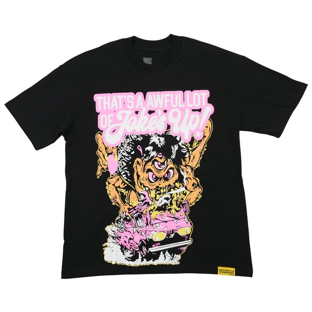 That’s An Awful Lot Of Cough Syrup Jokes Up Monster Car T-Shirt Black | ALOCS